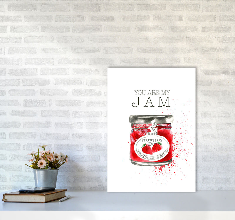 You Are My Jam, Kitchen Food & Drink Art Prints A2 Black Frame