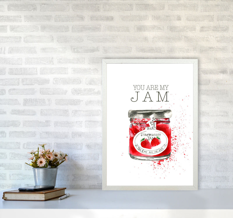 You Are My Jam, Kitchen Food & Drink Art Prints A2 Oak Frame