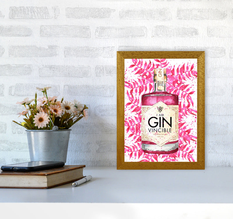 Ginvincible, Kitchen Food & Drink Art Prints A4 Print Only