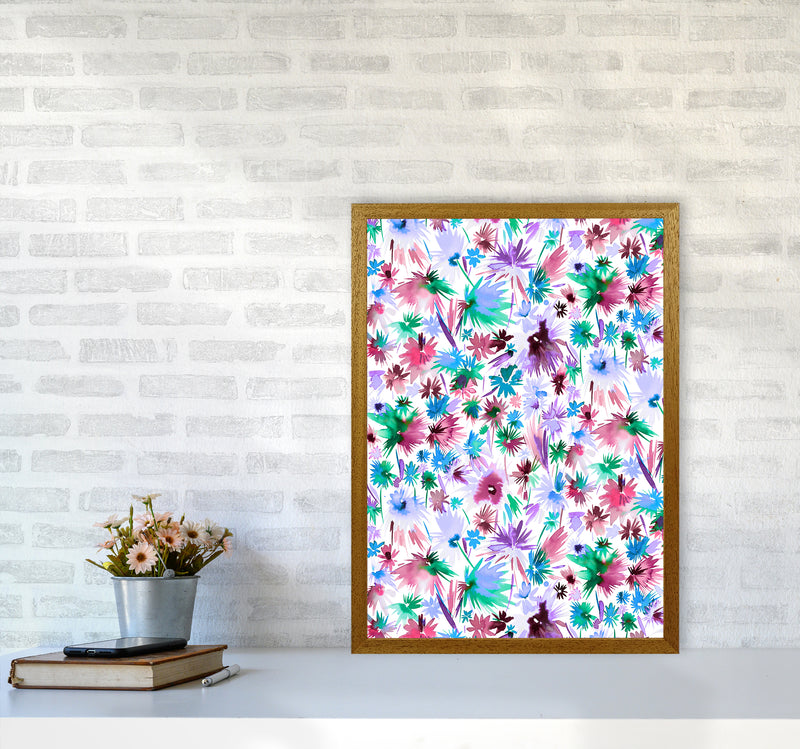 Abstract Jungle Colors Abstract Art Print by Ninola Design A2 Print Only