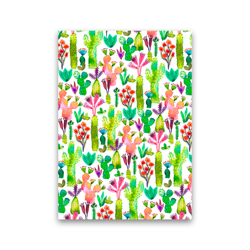 Cacti Garden Abstract Art Print by Ninola Design Print Only