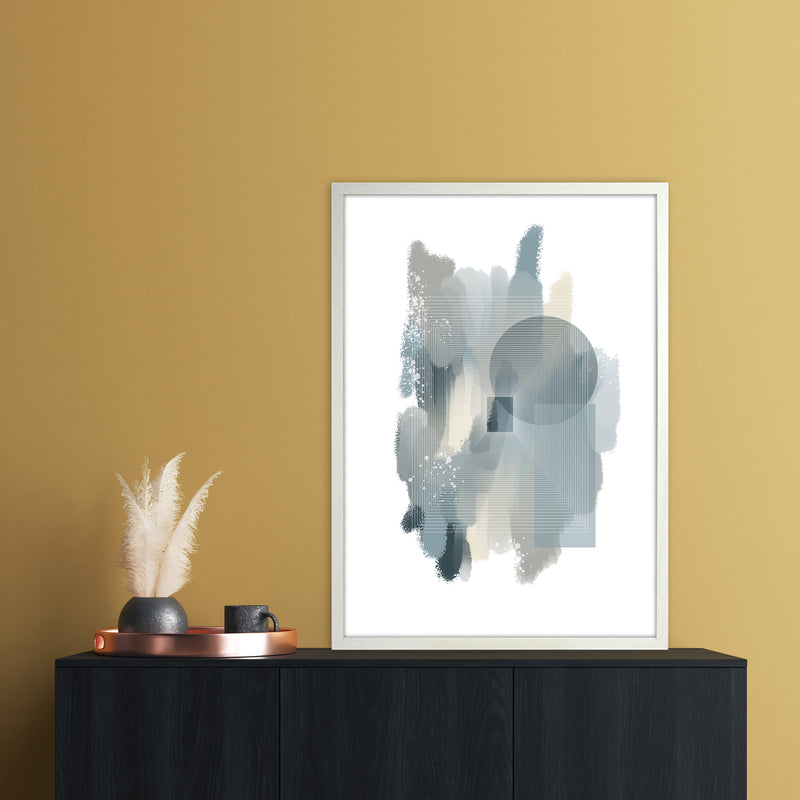 Color painting Abstract Art Print by Nordic Creators A1 Oak Frame