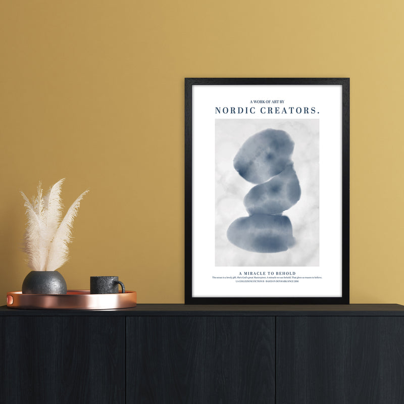 A Miracle To Behold Modern Contemporary Art Print by Nordic Creators A2 White Frame
