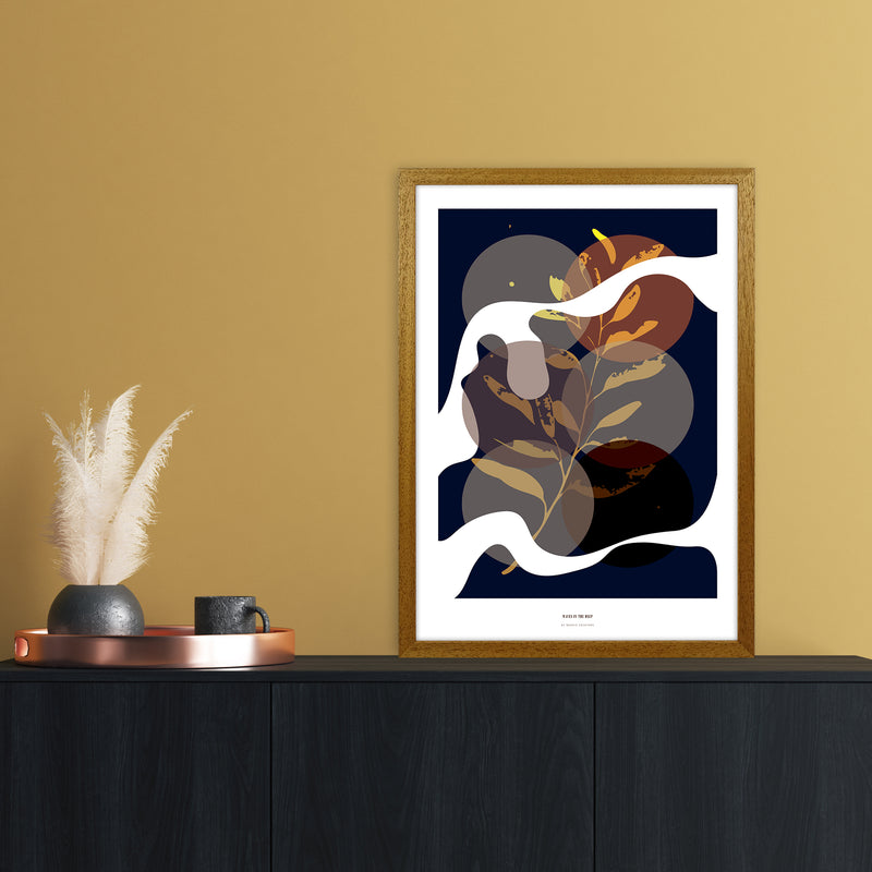 Waves Abstract Art Print by Nordic Creators A2 Print Only