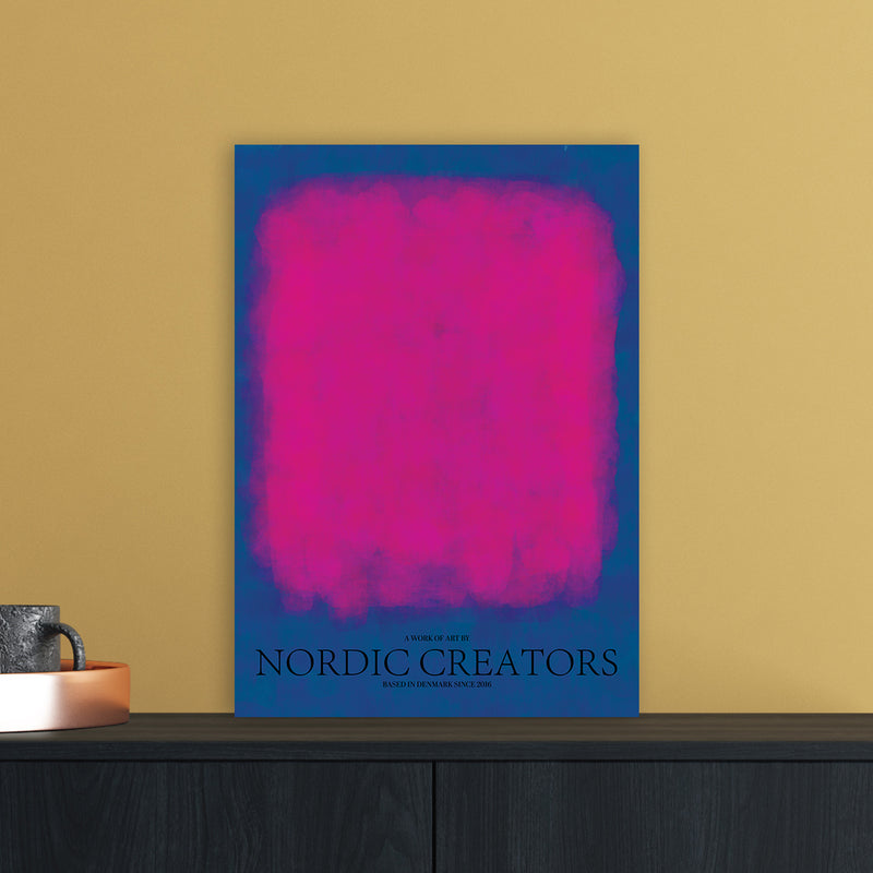 Color Block 3 Abstract Art Print by Nordic Creators A3 Black Frame