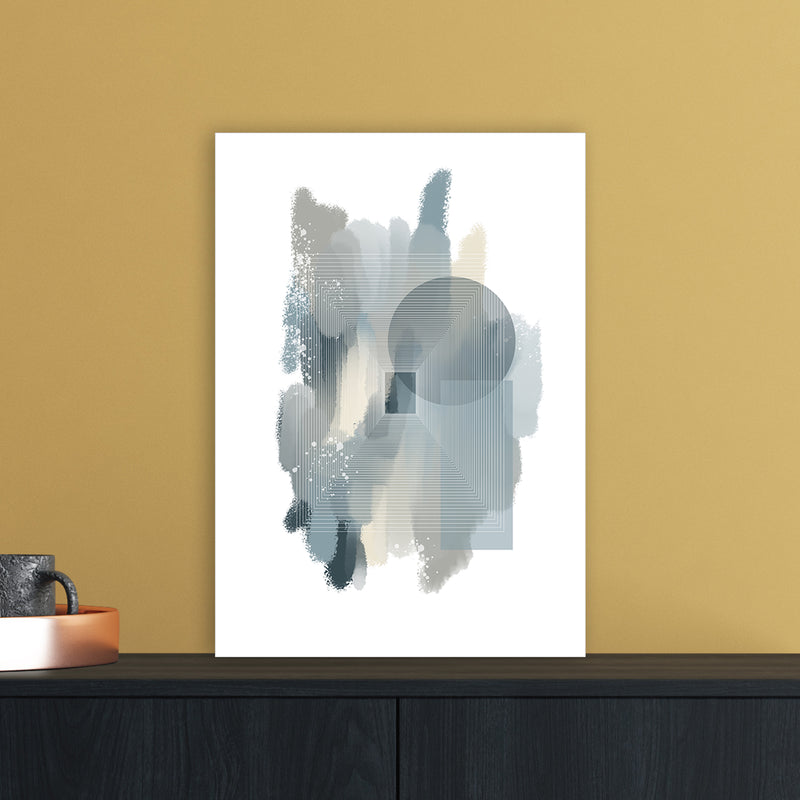 Color painting Abstract Art Print by Nordic Creators A3 Black Frame
