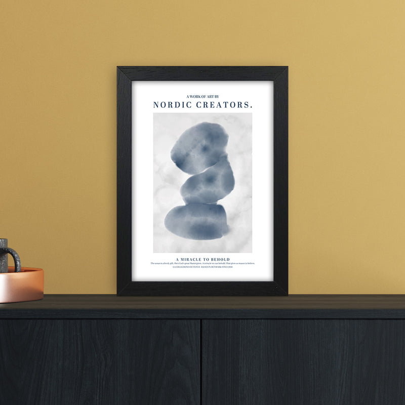 A Miracle To Behold Modern Contemporary Art Print by Nordic Creators A4 White Frame