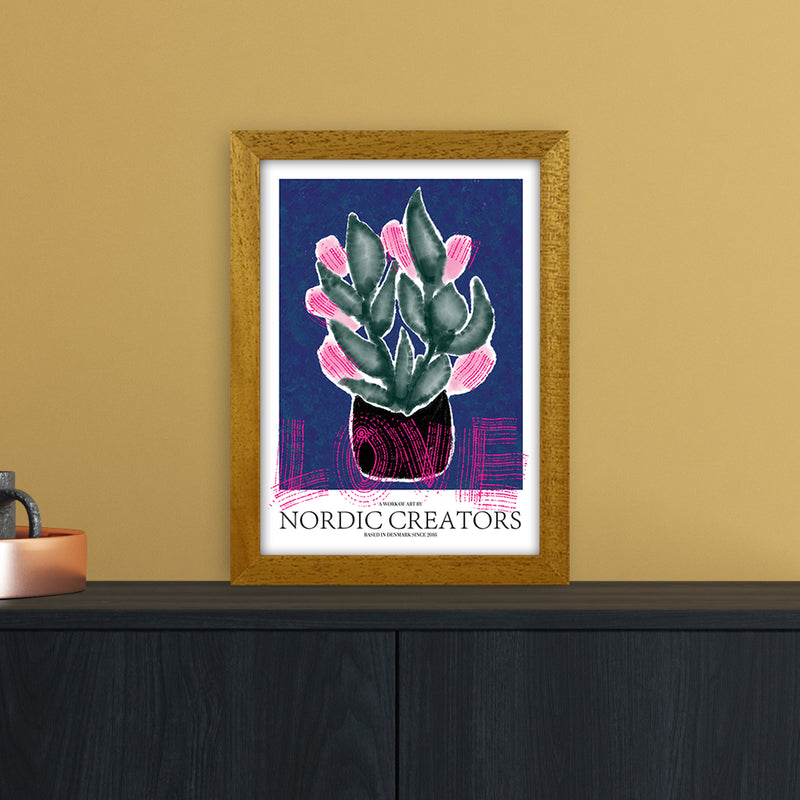 Flowers Love Abstract Art Print by Nordic Creators A4 Print Only