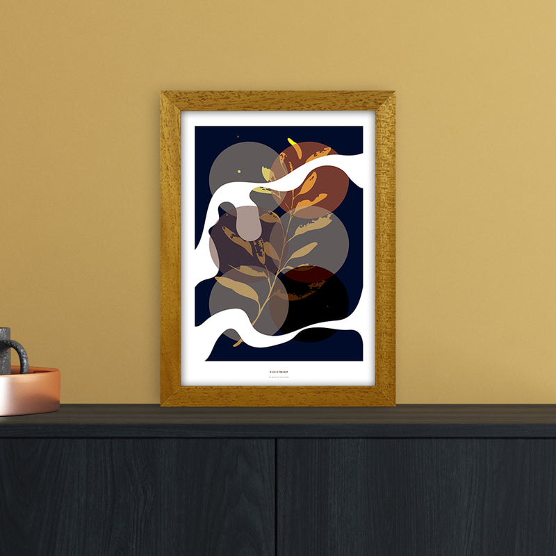 Waves Abstract Art Print by Nordic Creators A4 Print Only