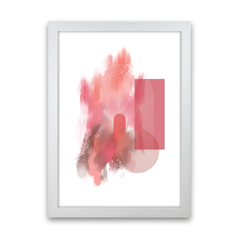Color painting Abstract Art Print by Nordic Creators White Grain