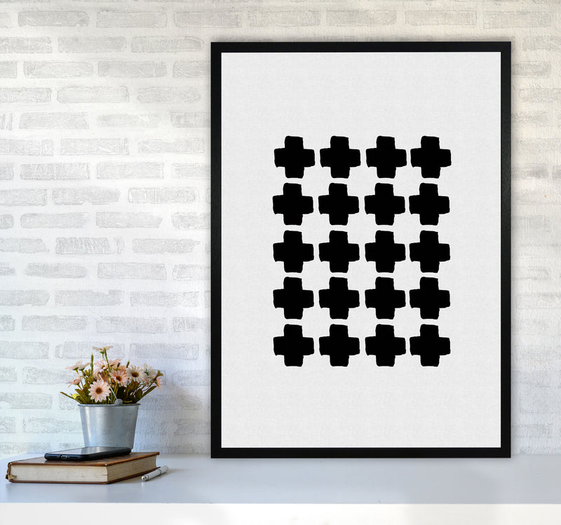 Black And White Abstract III Print By Orara Studio A1 White Frame