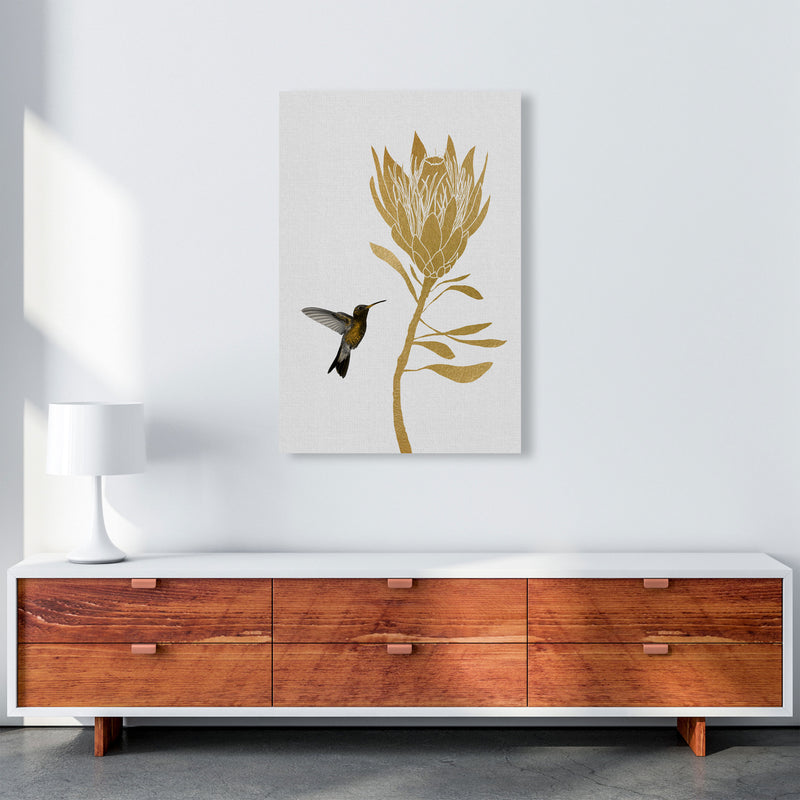 Hummingbird & Flower I Print By Orara Studio A1 Canvas