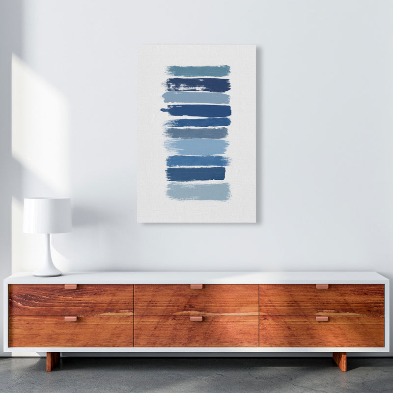 Ombre Blue Abstract Art Print by Orara Studio A1 Canvas