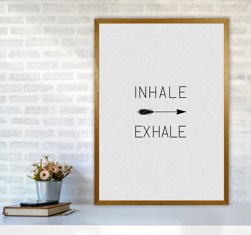 Inhale Exhale Arrow Quote Print By Orara Studio A1 Print Only