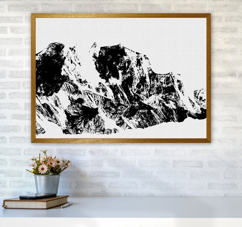 Mountains II Print By Orara Studio, Framed Botanical & Nature Art Print A1 Print Only