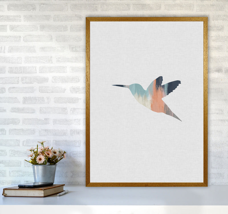 Pastel Hummingbird I Print By Orara Studio Animal Art Print A1 Print Only