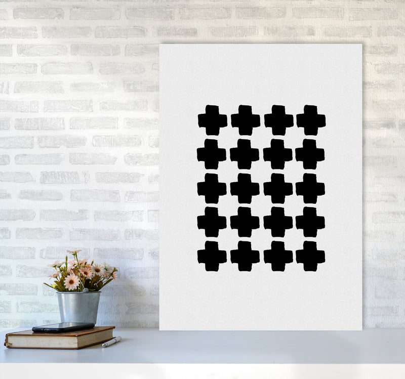 Black And White Abstract III Print By Orara Studio A1 Black Frame