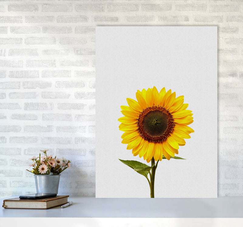 Sunflower Still Life Print By Orara Studio, Framed Botanical & Nature Art Print A1 Black Frame