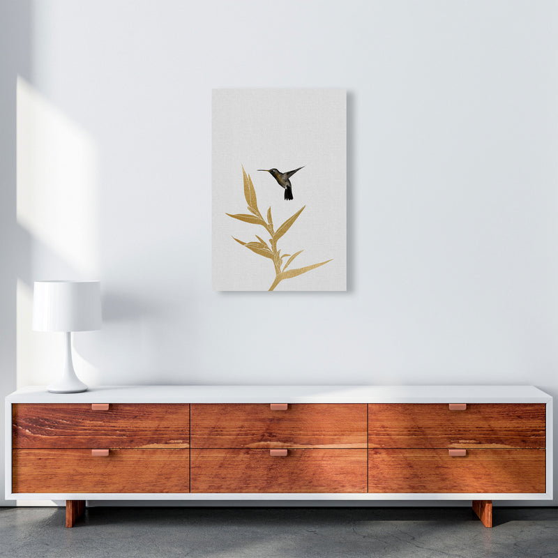 Hummingbird & Flower II Print By Orara Studio A2 Canvas