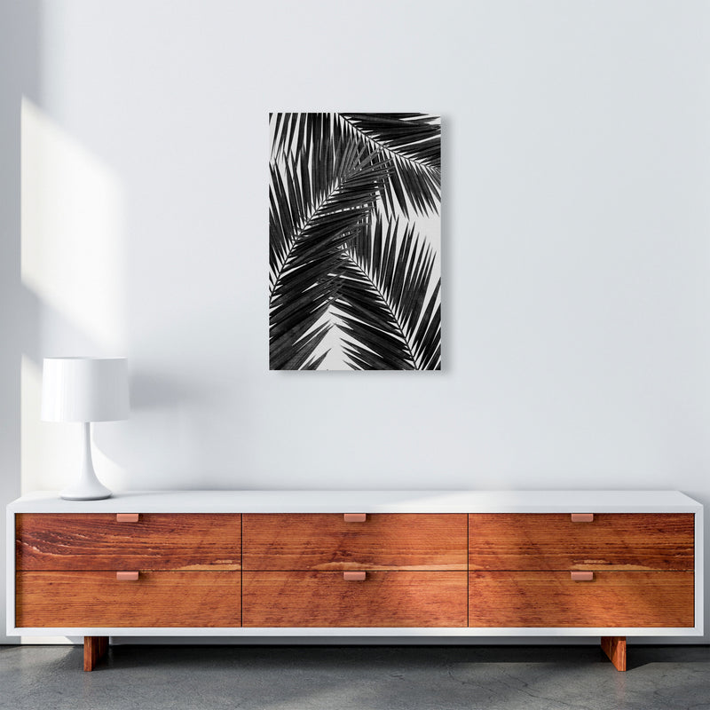 Palm Leaf Black & White III Print By Orara Studio A2 Canvas