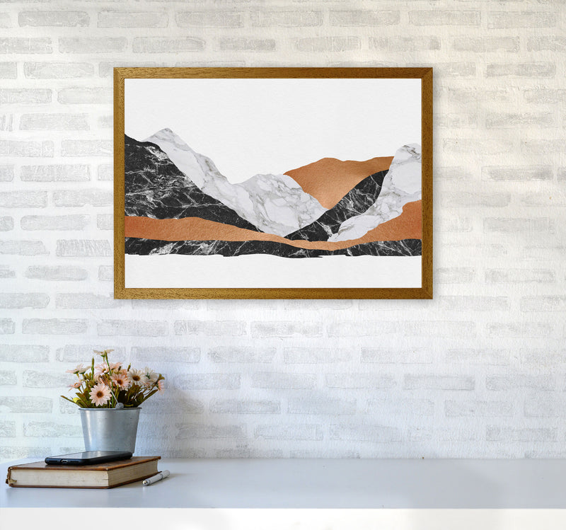 Marble Landscape I Print By Orara Studio, Framed Botanical & Nature Art Print A2 Print Only