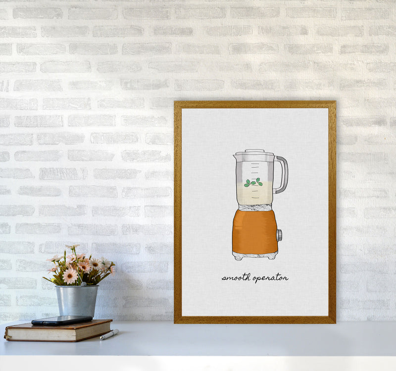 Smooth Operator Print By Orara Studio, Framed Kitchen Wall Art A2 Print Only