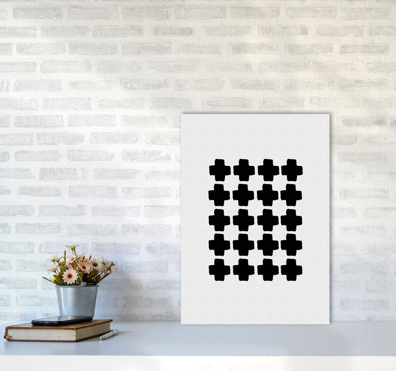 Black And White Abstract III Print By Orara Studio A2 Black Frame
