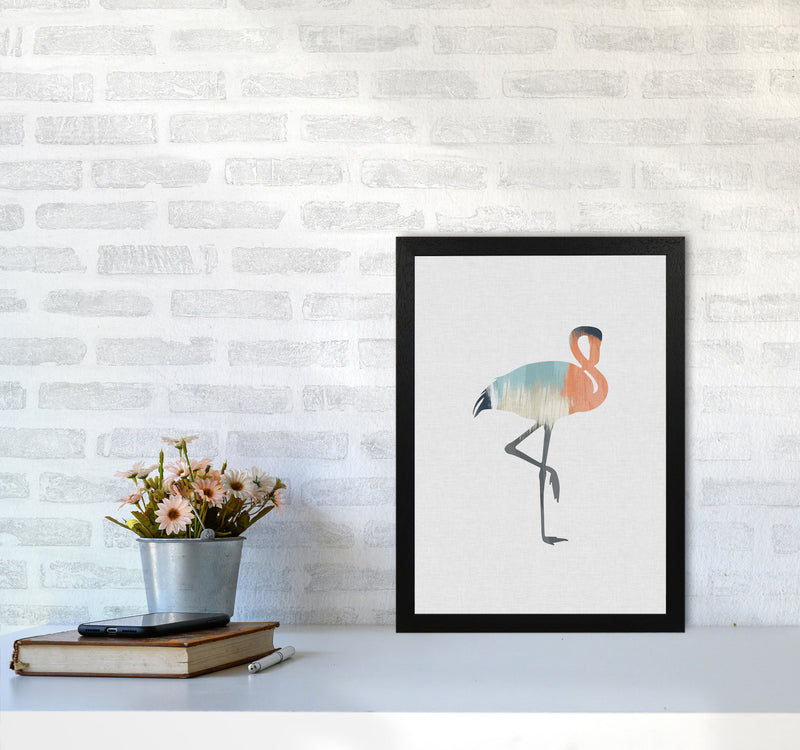 Pastel Flamingo Print By Orara Studio Animal Art Print A3 White Frame