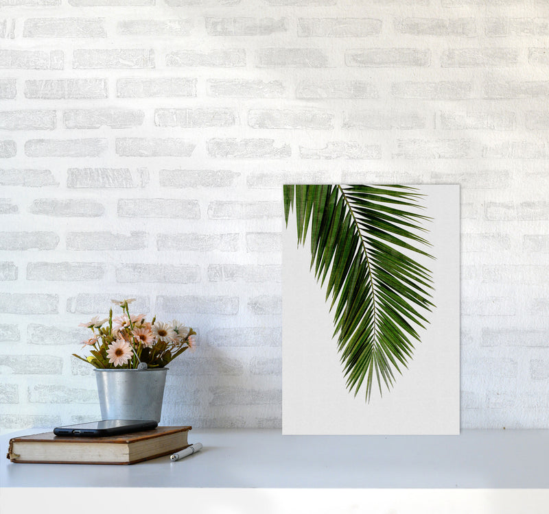 Palm Leaf I Print By Orara Studio, Framed Botanical & Nature Art Print A3 Black Frame