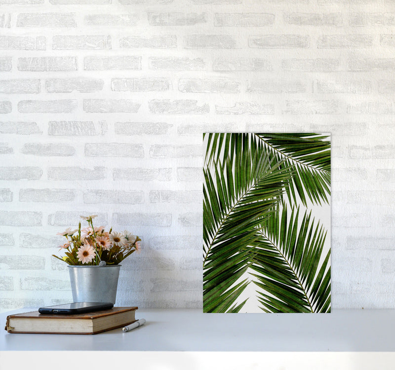 Palm Leaf III Print By Orara Studio, Framed Botanical & Nature Art Print A3 Black Frame