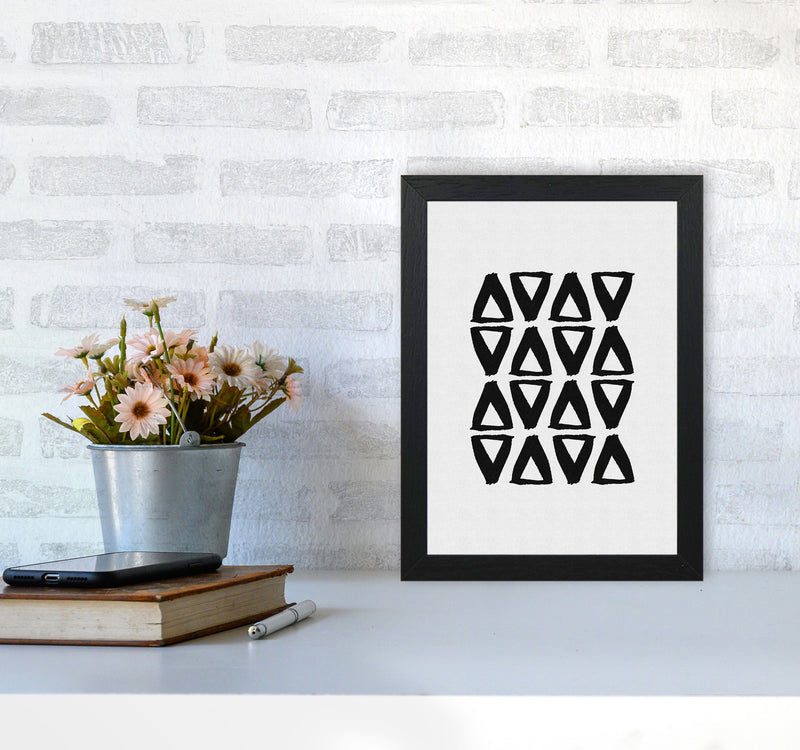 Black And White Abstract II Print By Orara Studio A4 White Frame