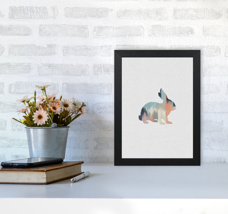 Pastel Rabbit Print By Orara Studio Animal Art Print A4 White Frame
