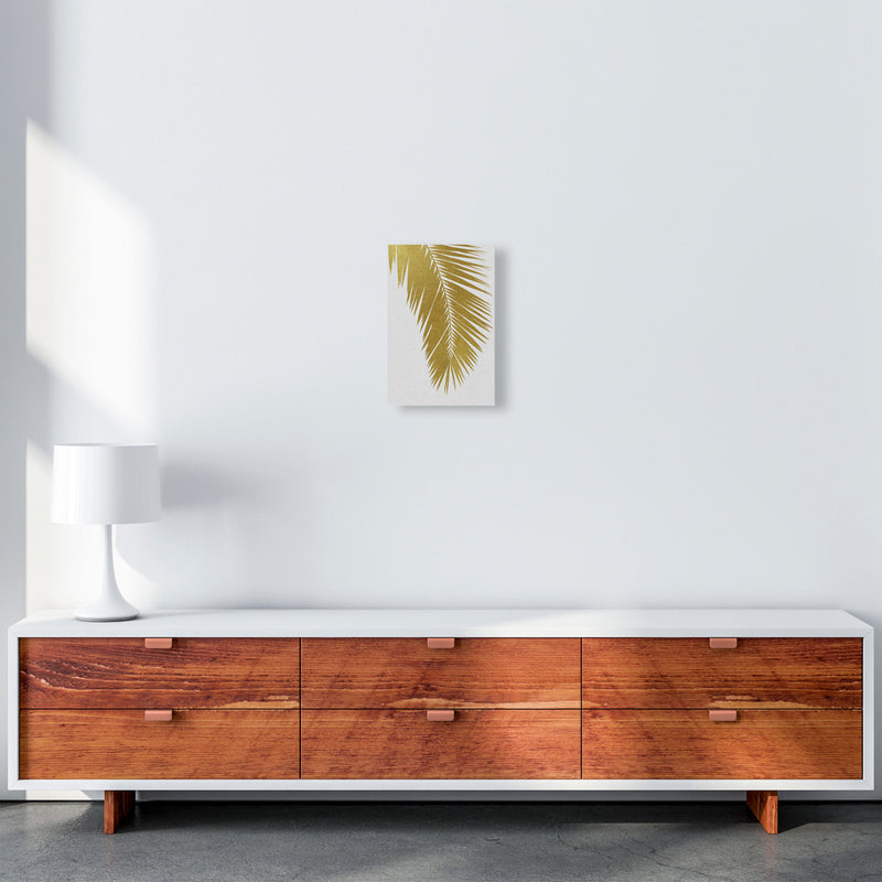 Palm Leaf Gold I Print By Orara Studio, Framed Botanical & Nature Art Print A4 Canvas