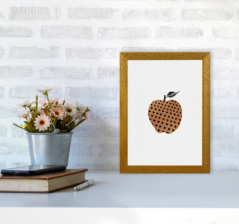 Apple Fruit Illustration Print By Orara Studio, Framed Kitchen Wall Art A4 Print Only