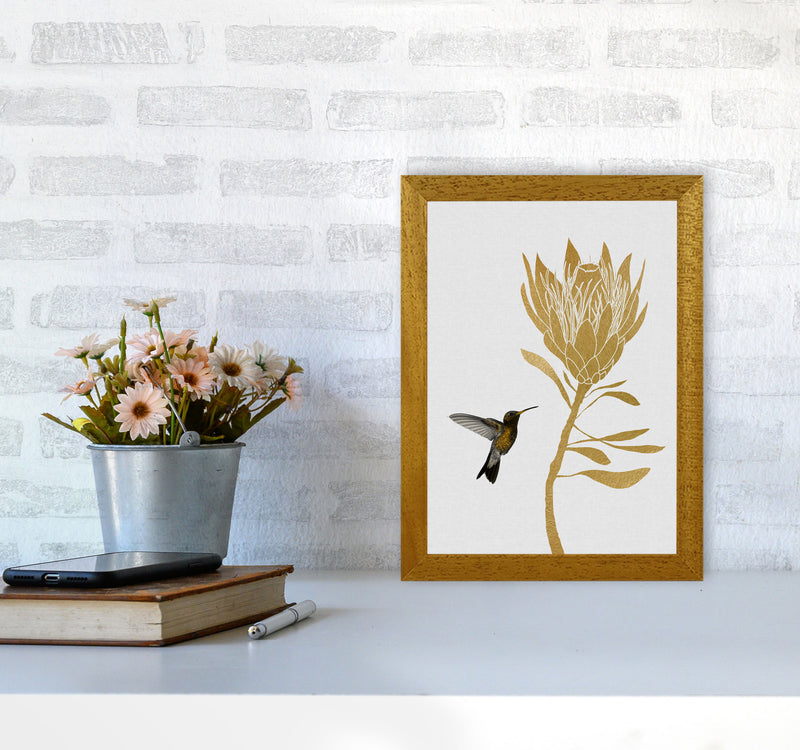 Hummingbird & Flower I Print By Orara Studio A4 Print Only