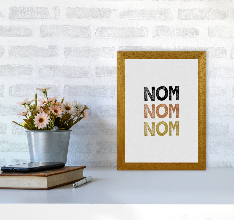Nom Nom Nom Print By Orara Studio, Framed Kitchen Wall Art A4 Print Only