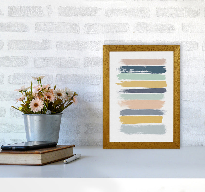 Pastel Stripes Print By Orara Studio A4 Print Only