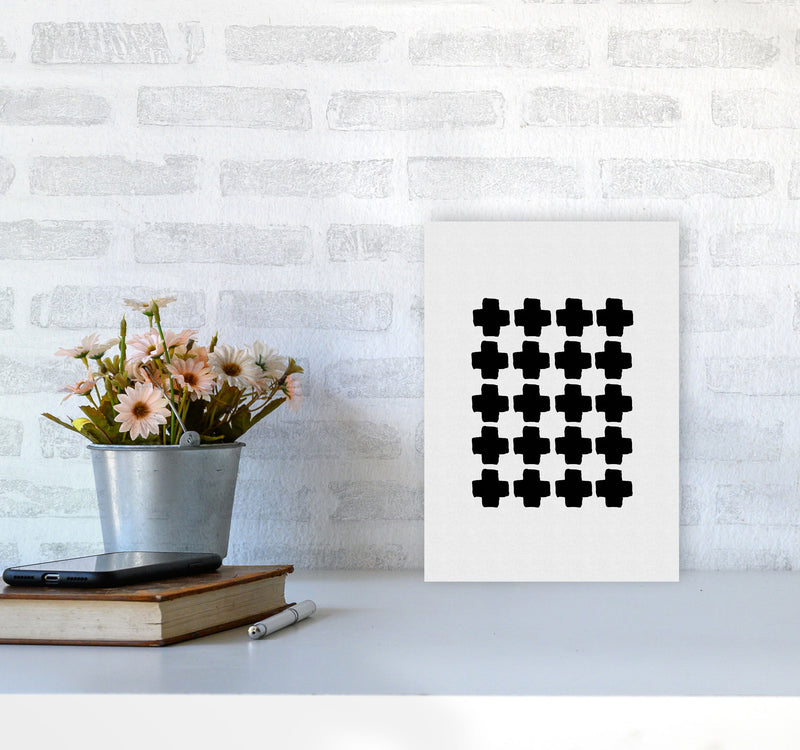 Black And White Abstract III Print By Orara Studio A4 Black Frame