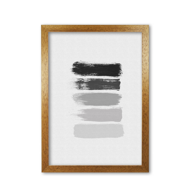 Black And White Stripes Print By Orara Studio Oak Grain