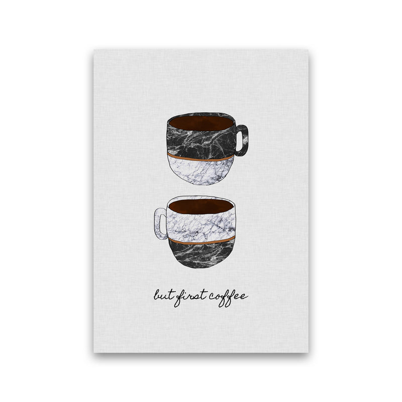 But First Coffee II Print By Orara Studio, Framed Kitchen Wall Art Print Only