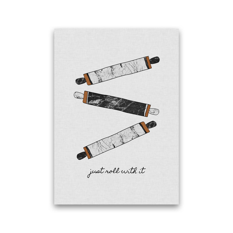 Just Roll With It Print By Orara Studio, Framed Kitchen Wall Art Print Only