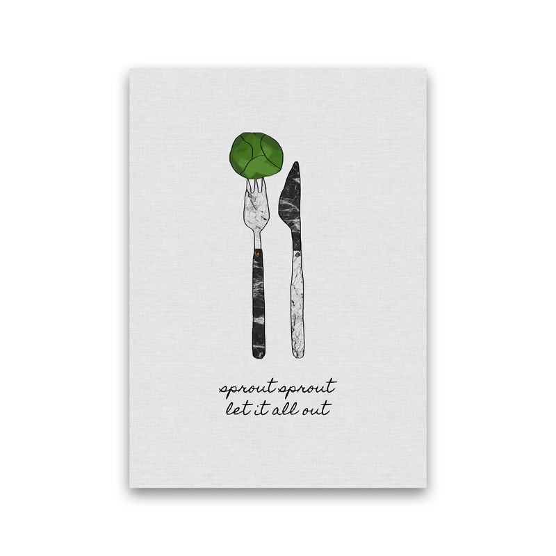 Sprout Sprout Print By Orara Studio, Framed Kitchen Wall Art Print Only