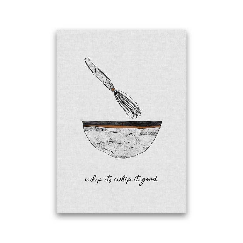 Whip It Good Print By Orara Studio, Framed Kitchen Wall Art Print Only
