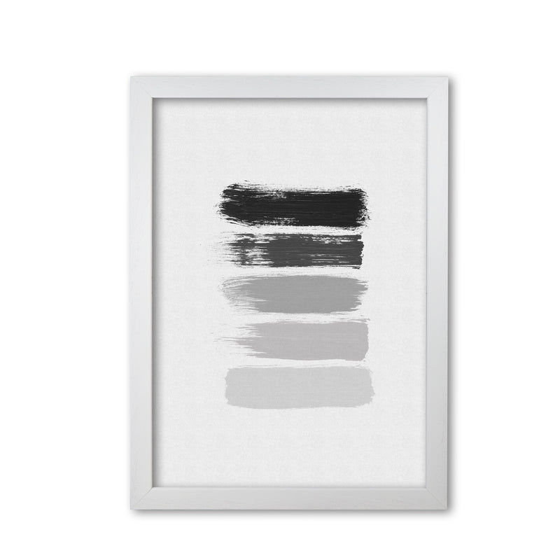 Black And White Stripes Print By Orara Studio White Grain