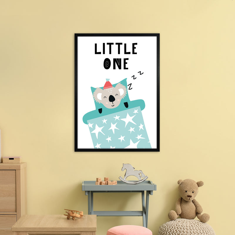 Little One Animal Pop  Art Print by Pixy Paper A1 White Frame