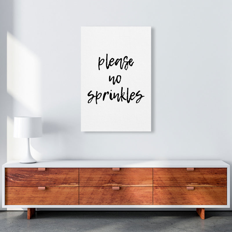 Please No Sprinkles, Bathroom Modern Print, Framed Bathroom Wall Art A1 Canvas