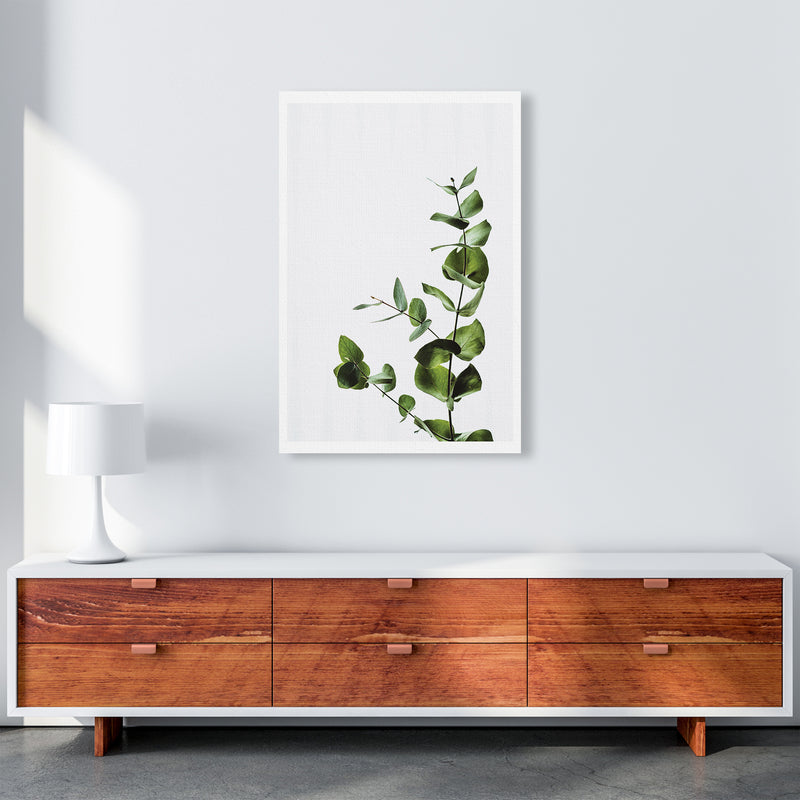 Elegant Green Plant  Art Print by Pixy Paper A1 Canvas