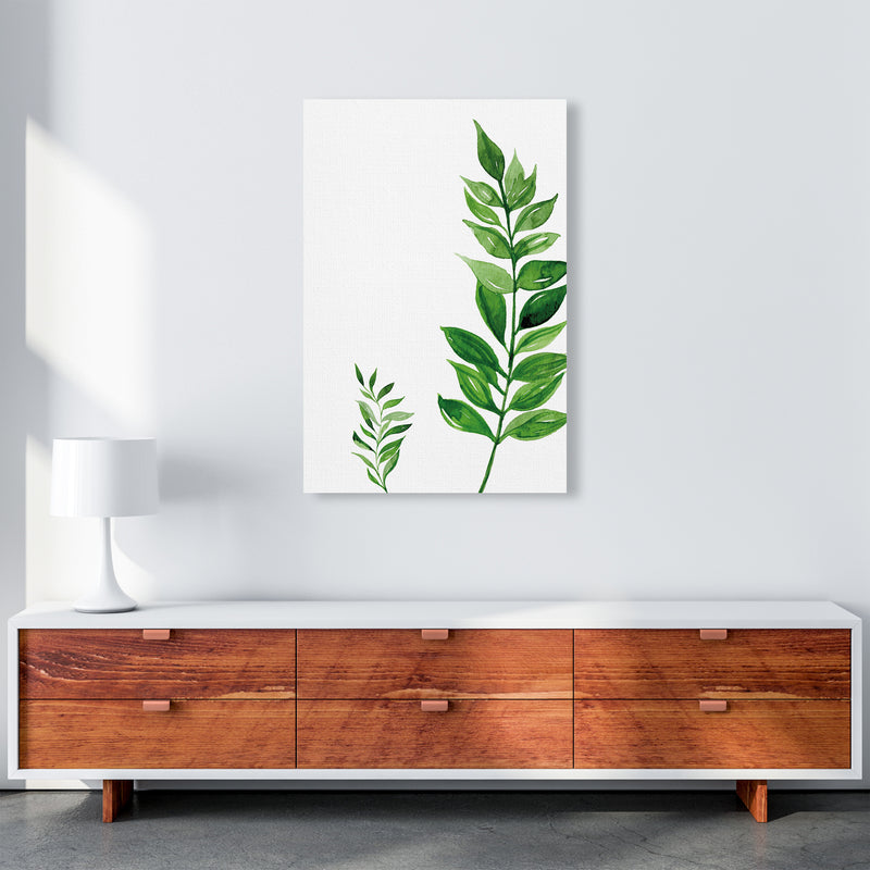 Side Leaf Exotic  Art Print by Pixy Paper A1 Canvas