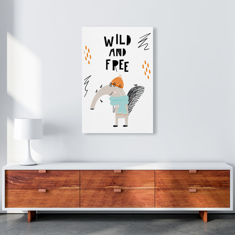 Wild And Free Animal Pop  Art Print by Pixy Paper A1 Canvas