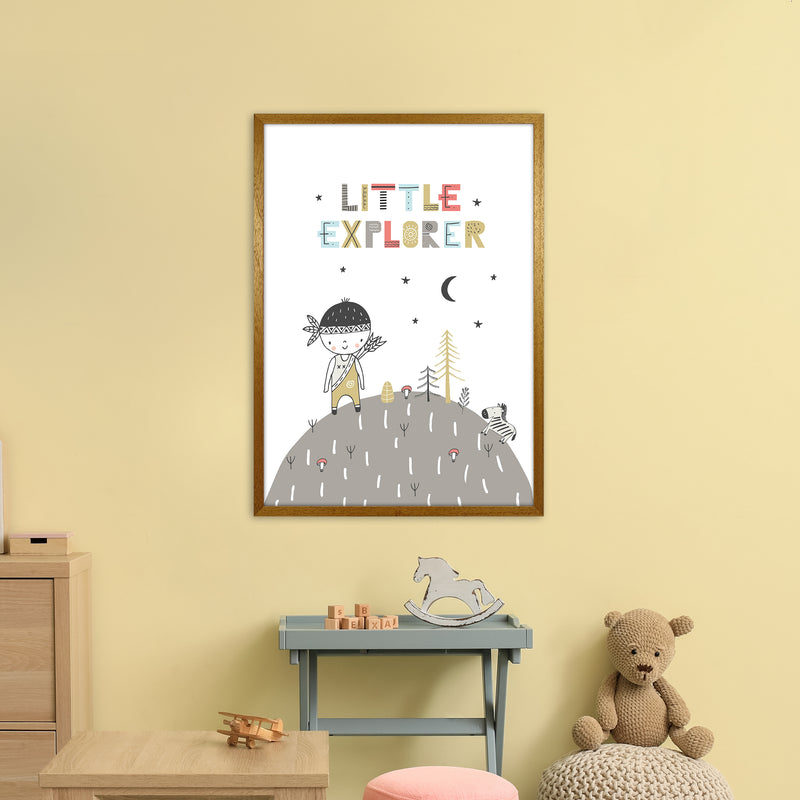 Little Explorer Hilltop  Art Print by Pixy Paper A1 Print Only
